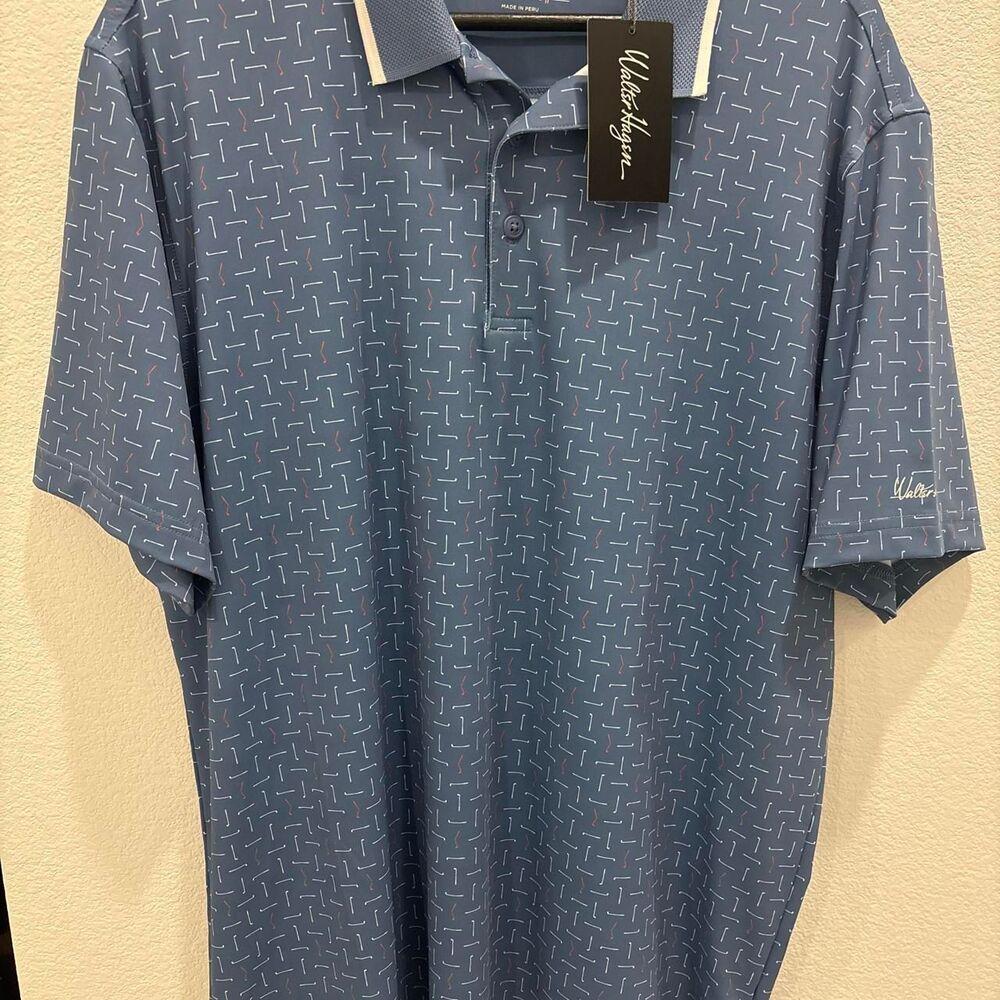 Walter Hagen polo golf shirt L
